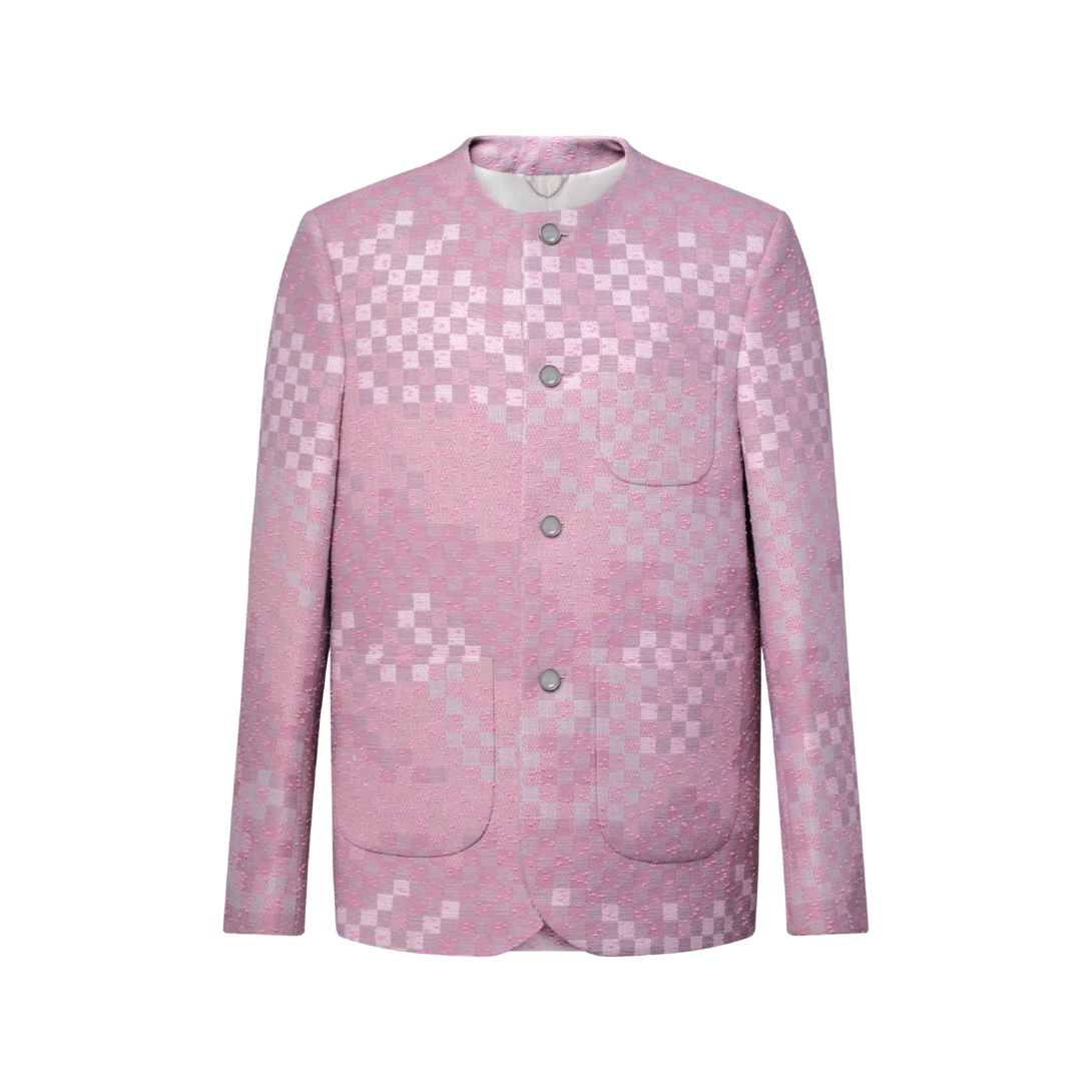 Damoflage Collarless Tweed Jacket - Ready-to-Wear 1AIMVV | LOUIS